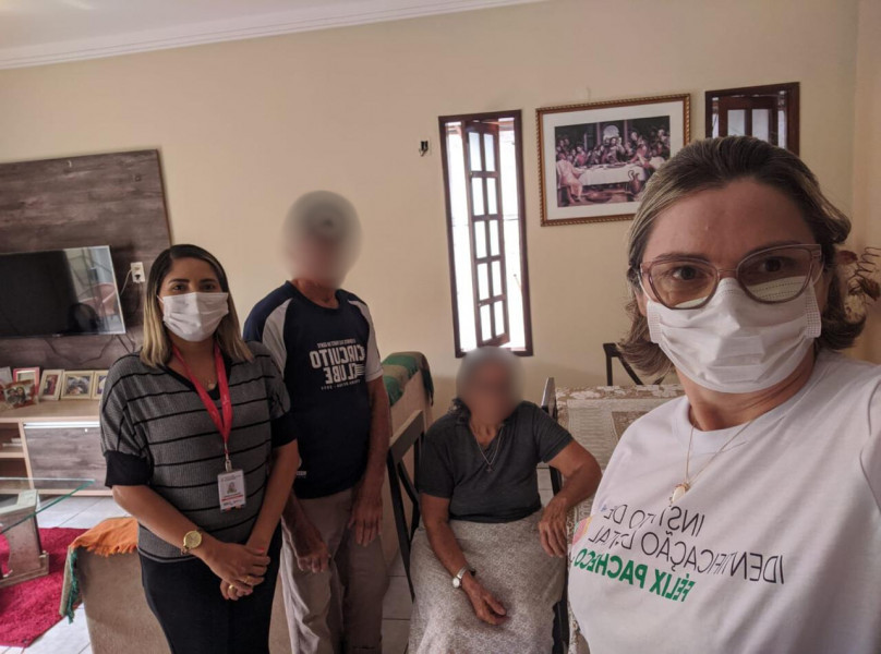 IIDFP realiza atendimento domiciliar para garantir acesso à nova Carteira de Identidade