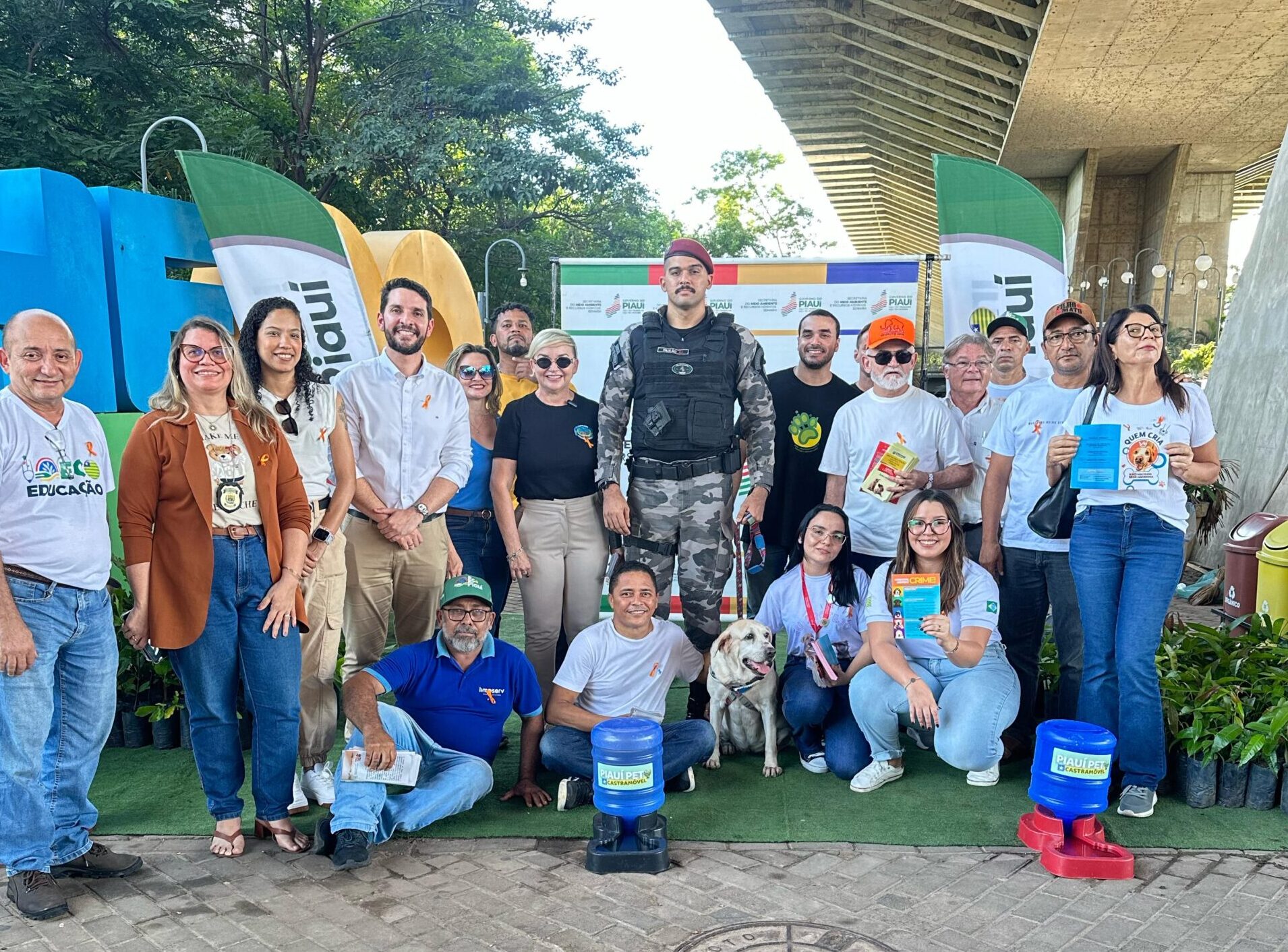 SSP-PI lança programa “Piauí Livre dos Maus-Tratos” e reforça campanha Abril Laranja em defesa dos animais