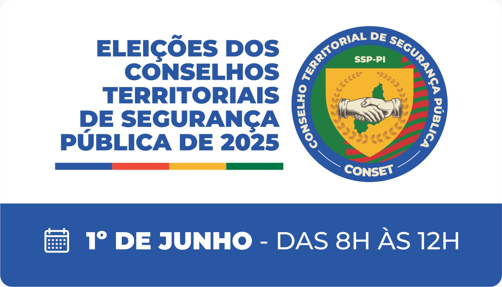 Eleições dos Conselhos Territoriais de Segurança acontecem neste domingo (1º) em Teresina