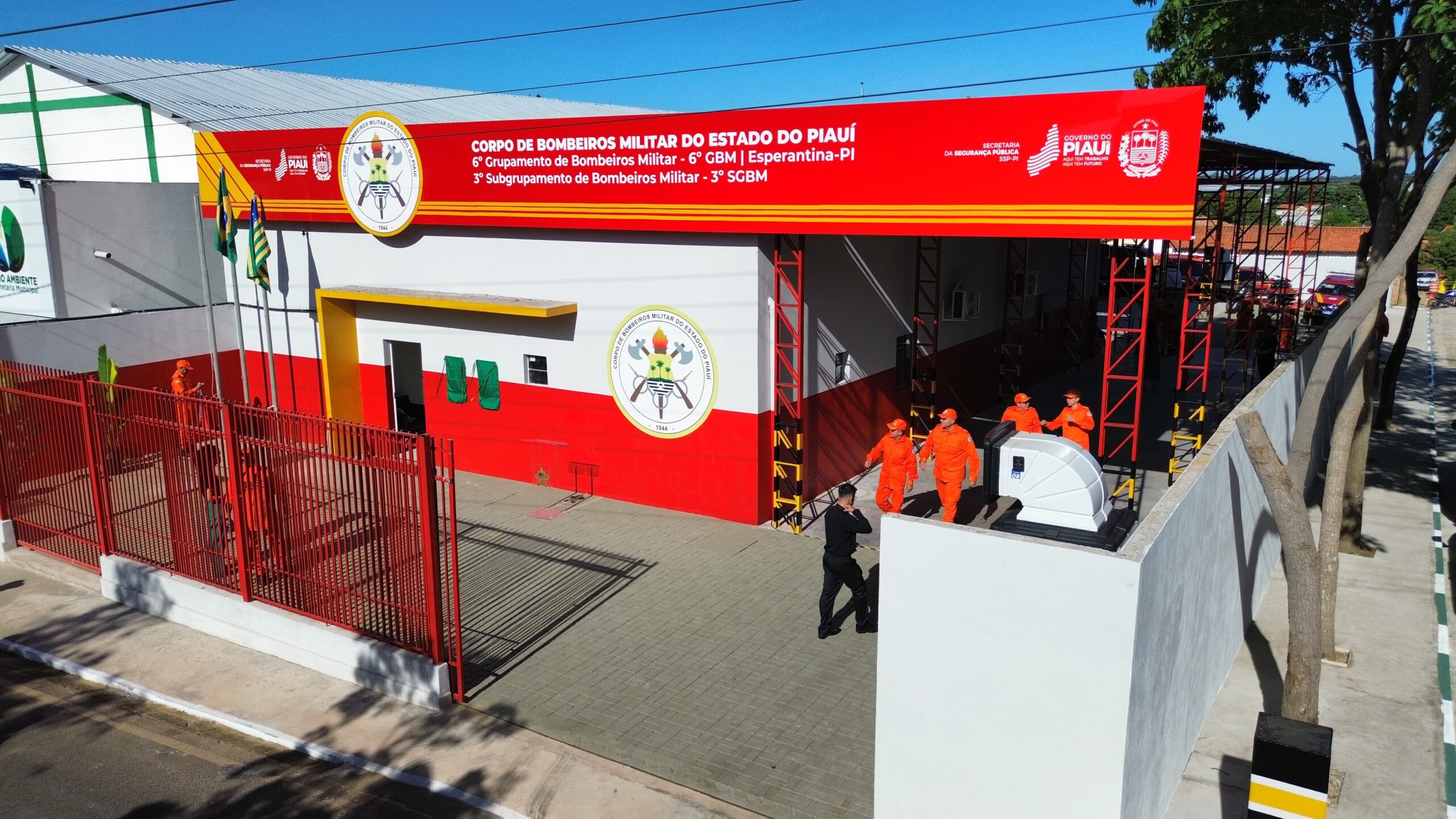 Nova sede do Corpo de Bombeiros é inaugurada em Esperantina