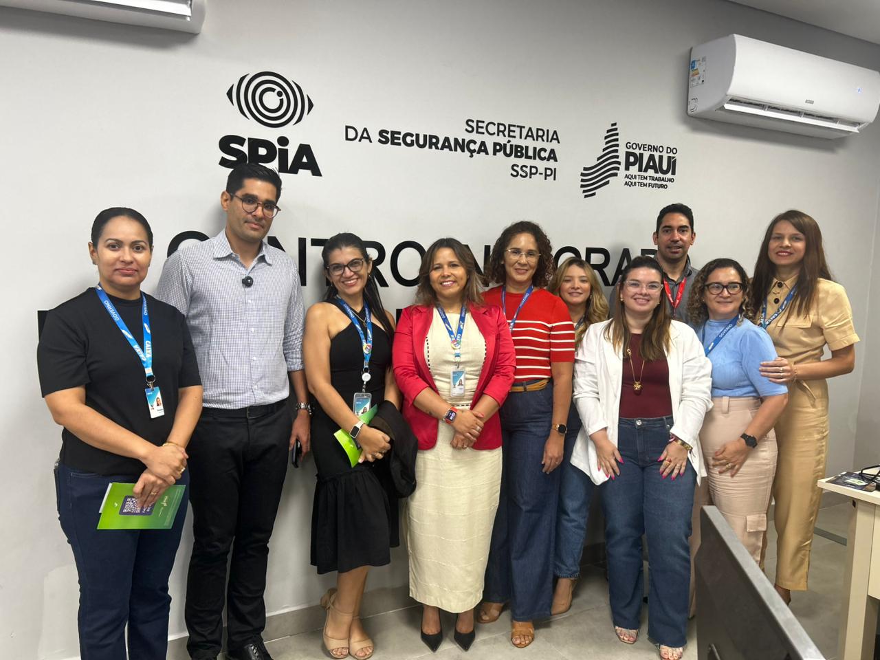 SSP-PI recebe parceiros e apresenta tecnologias de monitoramento do CICC e SPIA