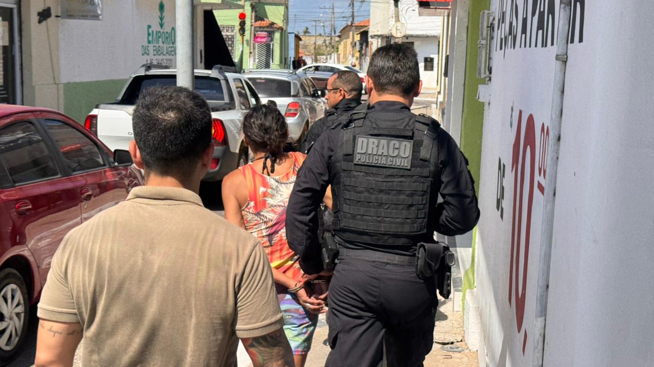 Casal é preso por envolvimento em duplo homicídio e ligação com organizações criminosas no litoral do Piauí