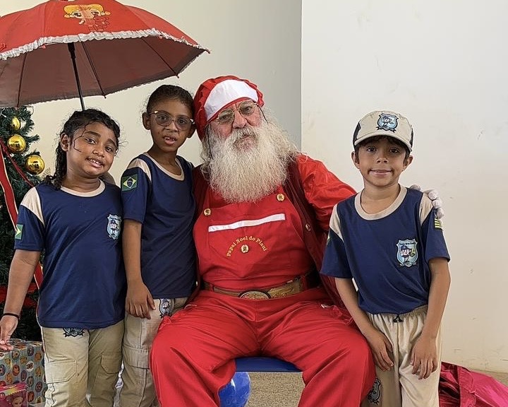 SSP-PI promove Natal com entrega de presentes e atividades para 450 crianças dos Pelotões Mirins
