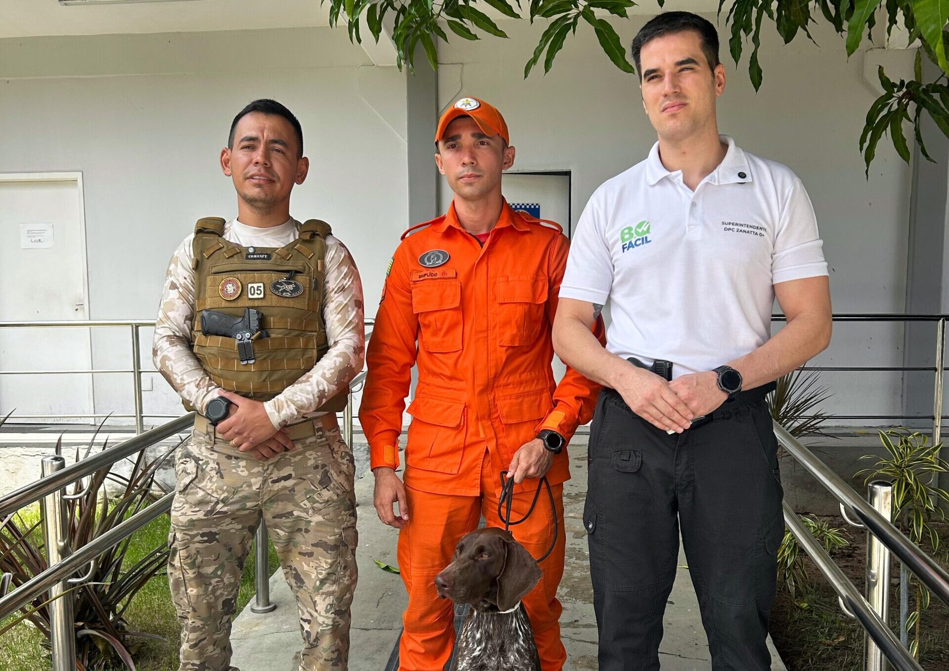 NOC recebe novo cão policial especializado na detecção de restos mortais