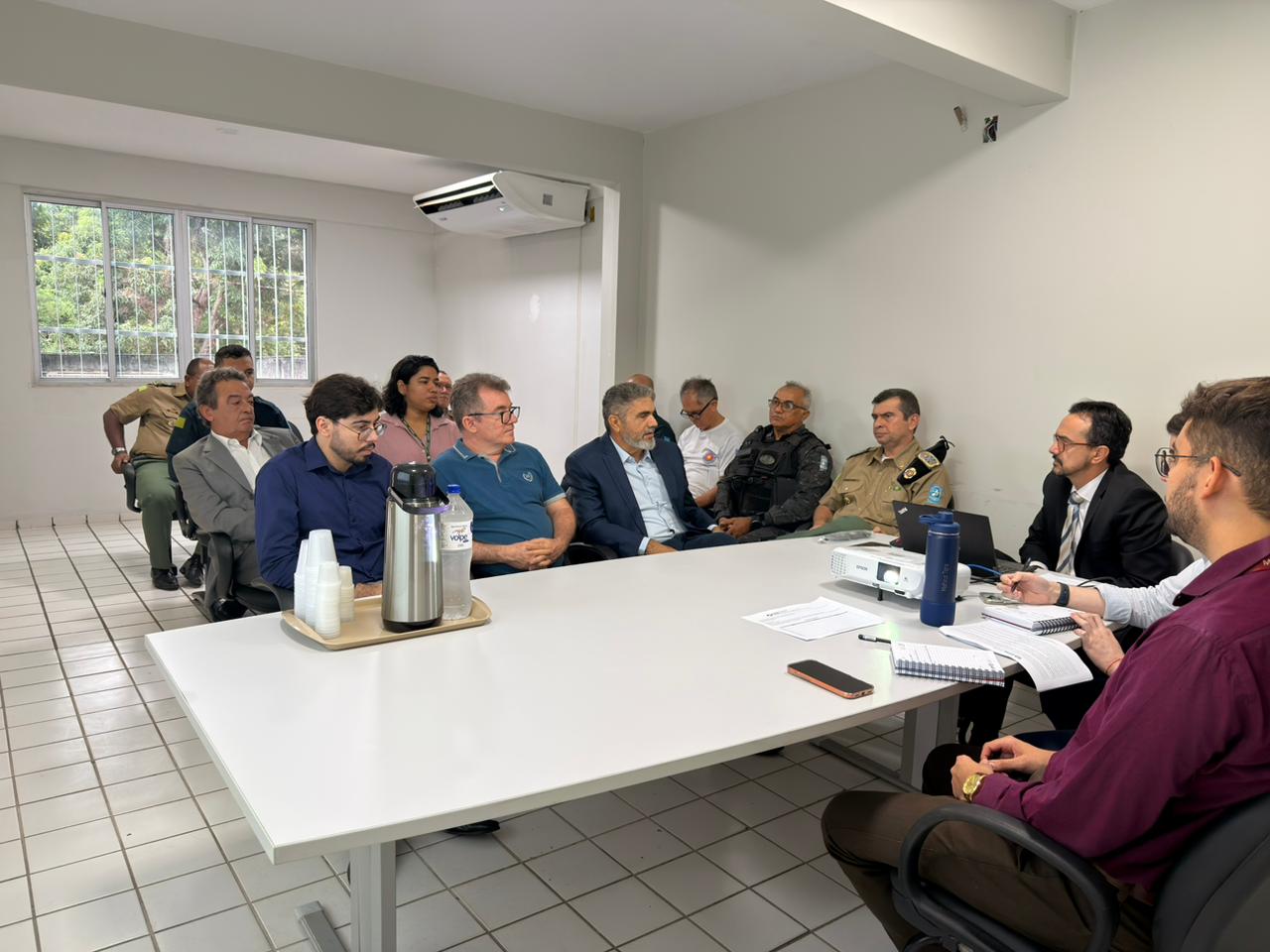 SSP-PI e MP-PI discutem melhorias e cuidados com o Regimento de Polícia Montada