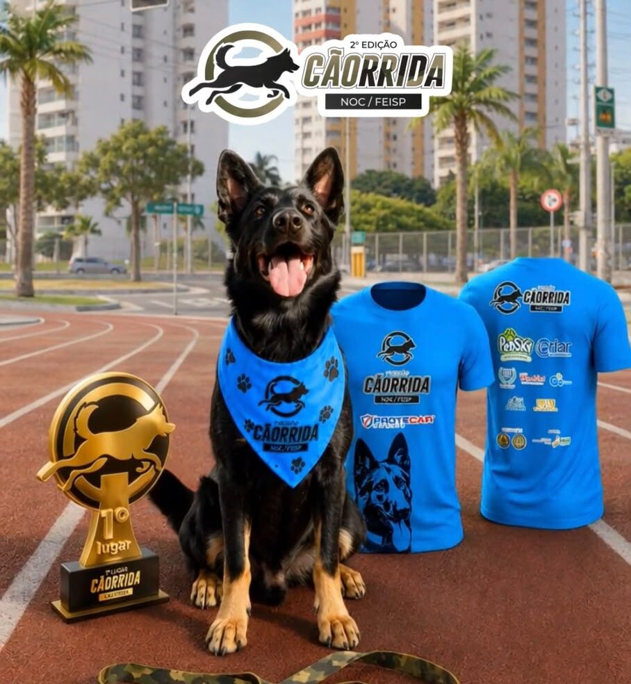 SSP-PI apresenta kit da 2ª Cãorrida do NOC; inscrições seguem abertas